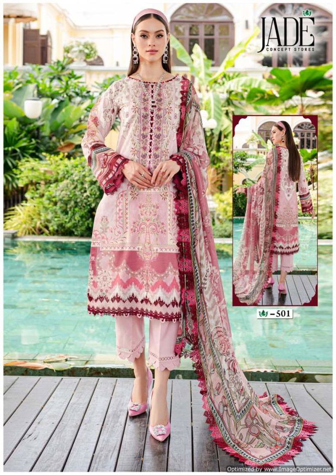 Crimson Vol 5 By Jade Exclusive Lawn Cotton Pakistani Dress Material Wholesale Shop In Surat
